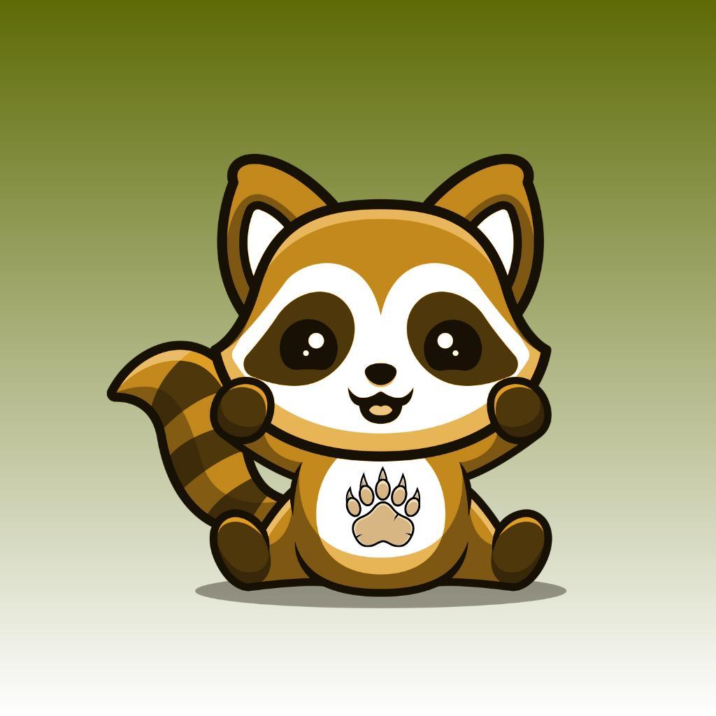 Cute Raccoon 4 