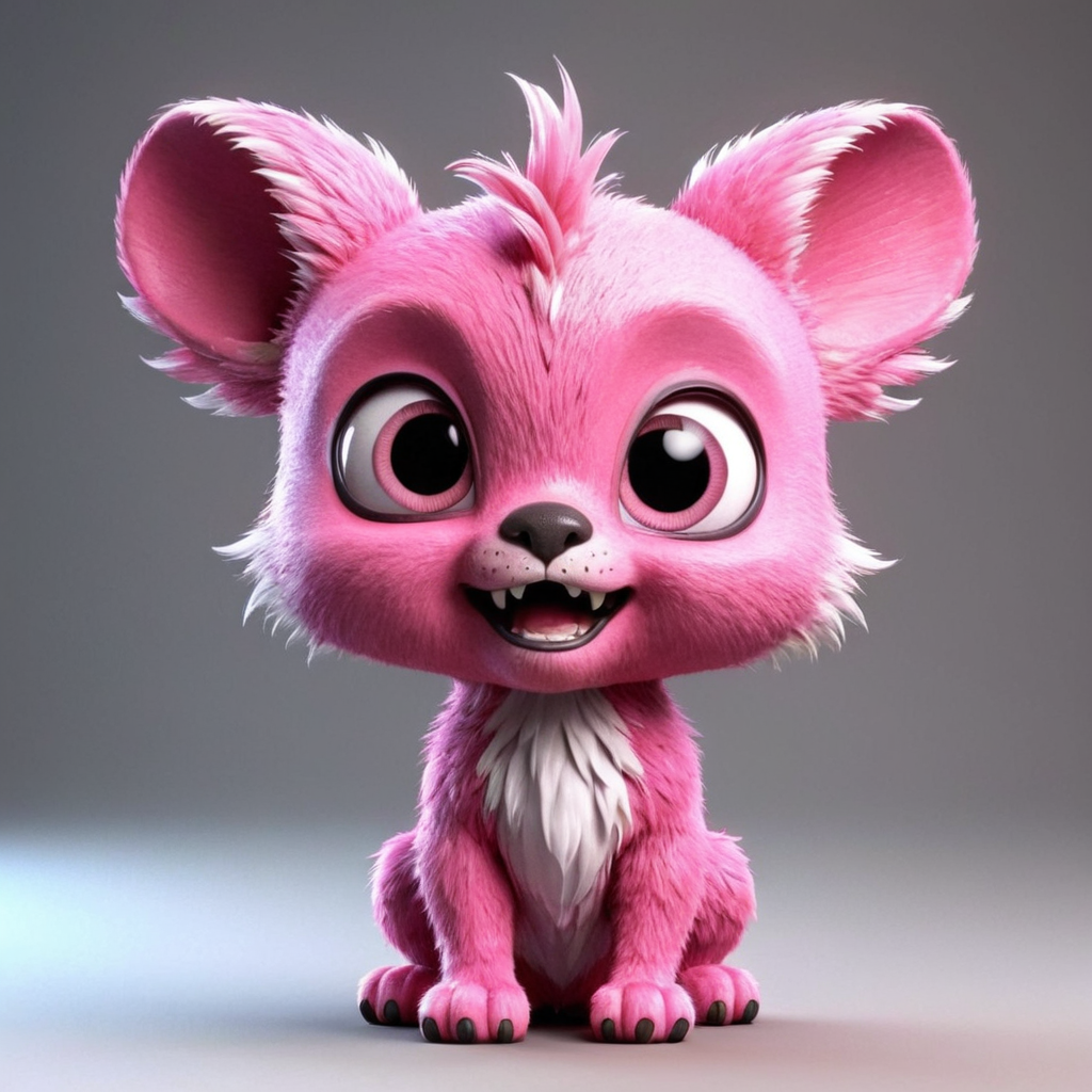 cute animal pink