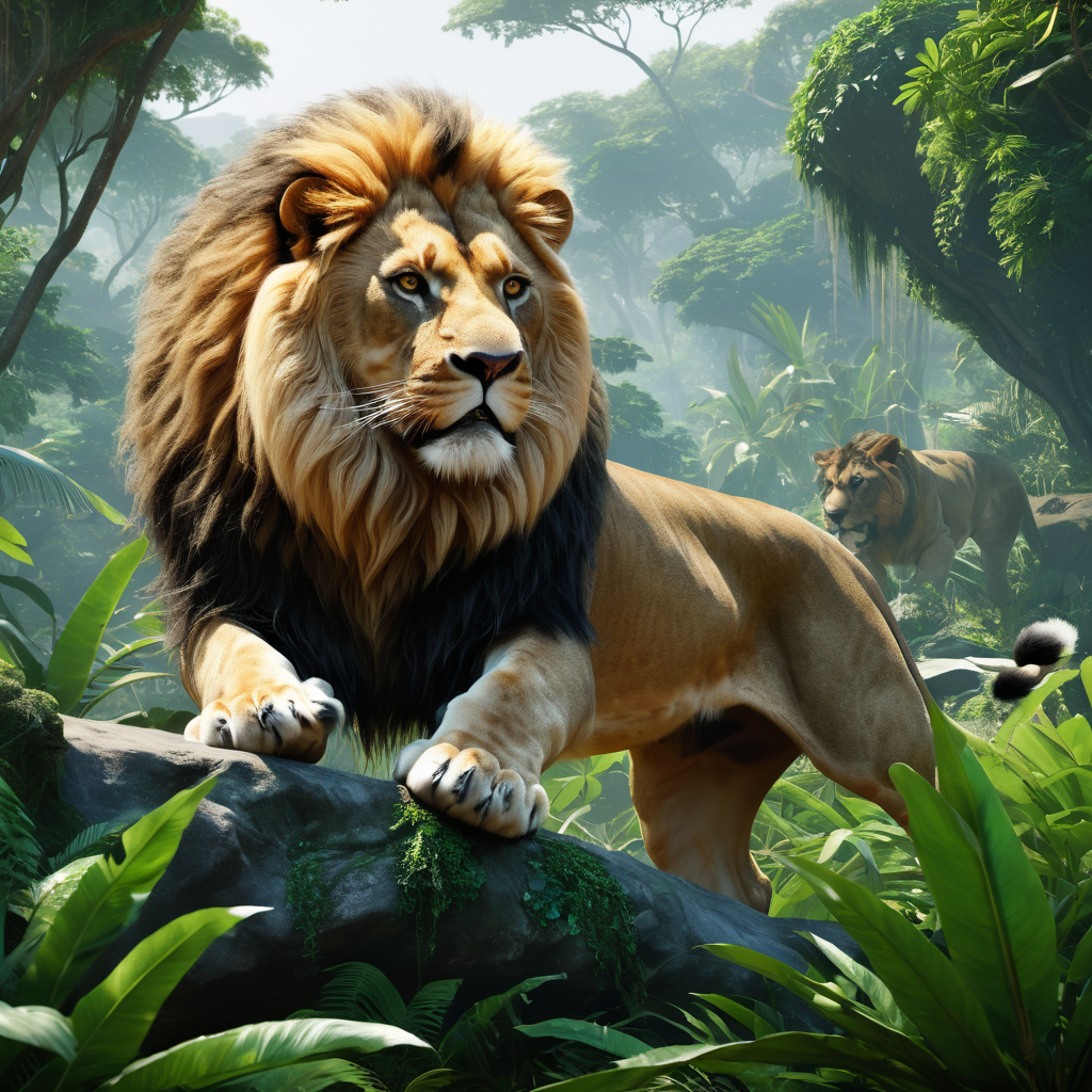 jungle lion